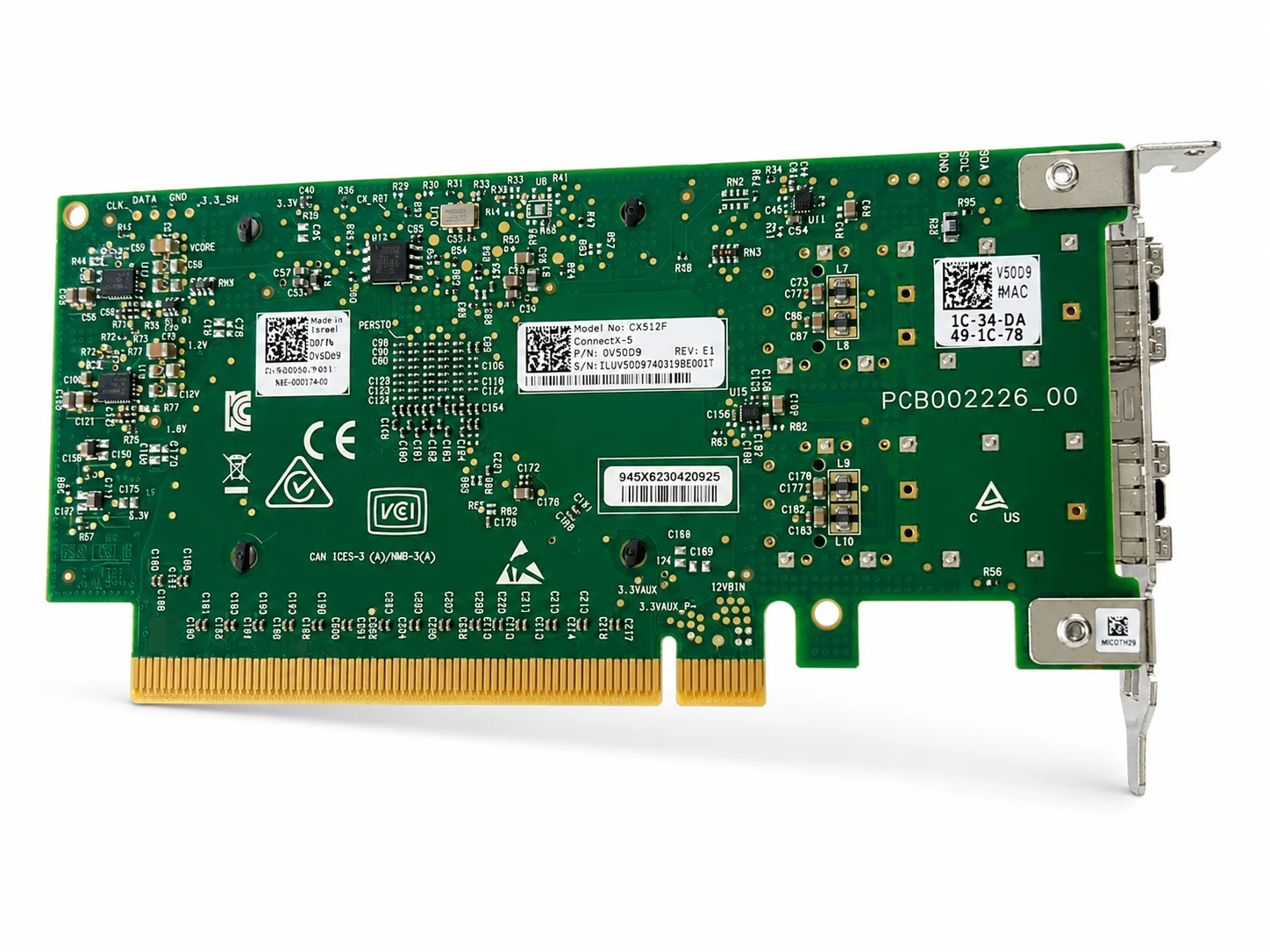 Dell Mellanox ConnectX-5 CX512F Dual-Port 10/25GbE Network Adapter