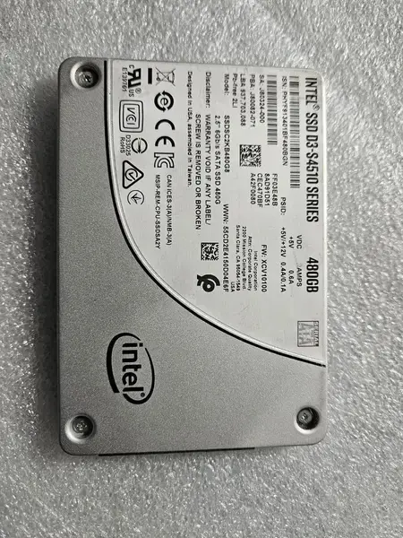 Intel SSD D3-S4510 Series 480GB SATA Enterprise SSD (Alternative Carrier)
