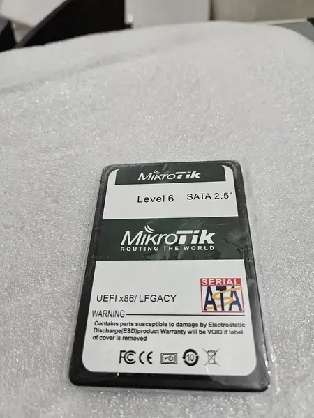 MikroTik RouterOS x86 Level 6 Licensed SATA SSD