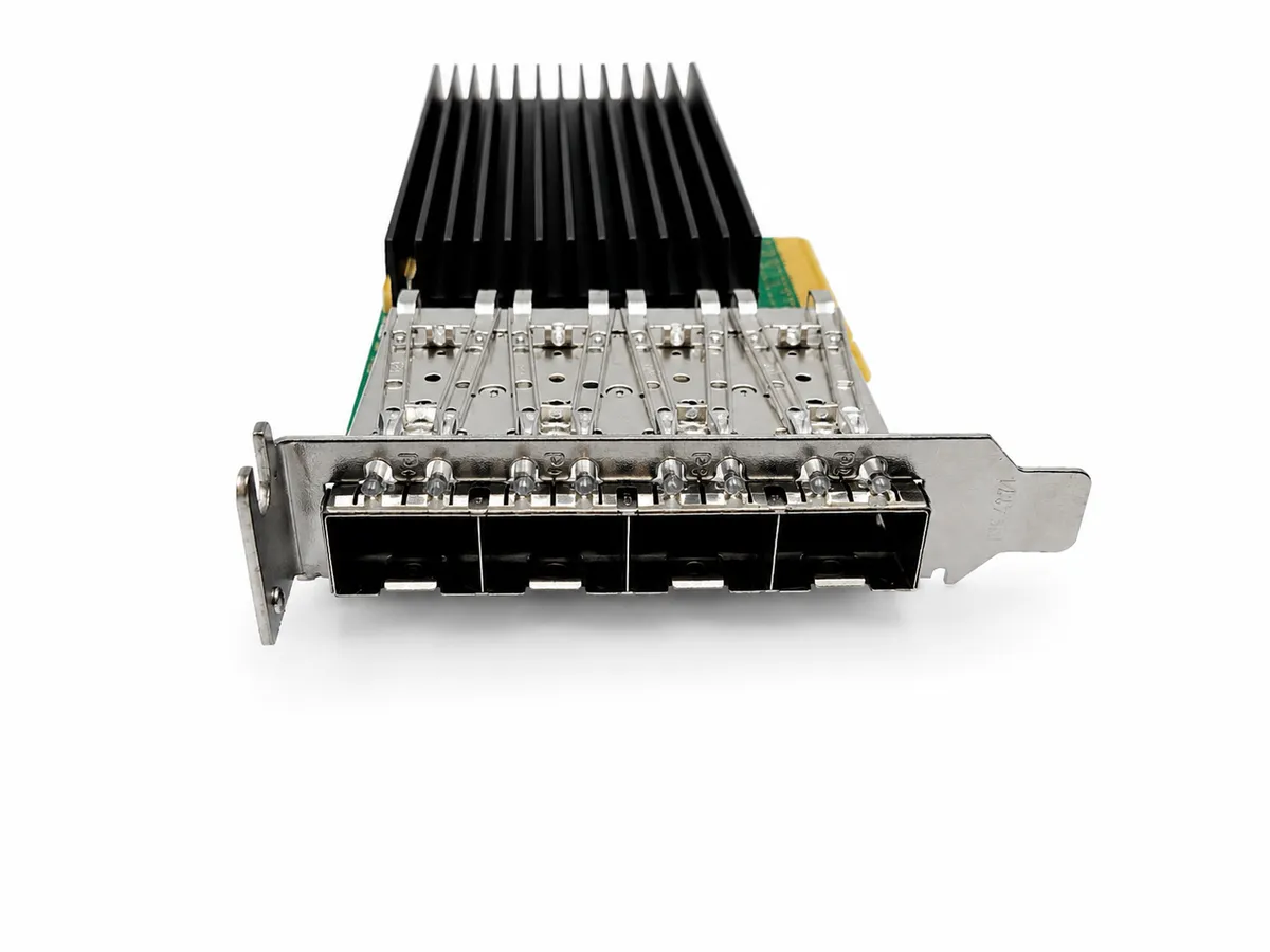 Silicom PE310G4I71LB-XR Quad-Port 10GbE SFP+ PCIe Network Adapter (Dell OEM) thumbnail 2