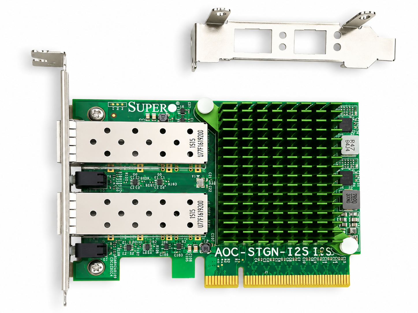 Supermicro AOC-STGN-i2S Rev. 2.0 Dual-Port 10GbE SFP+ PCIe Network Adapter thumbnail 2
