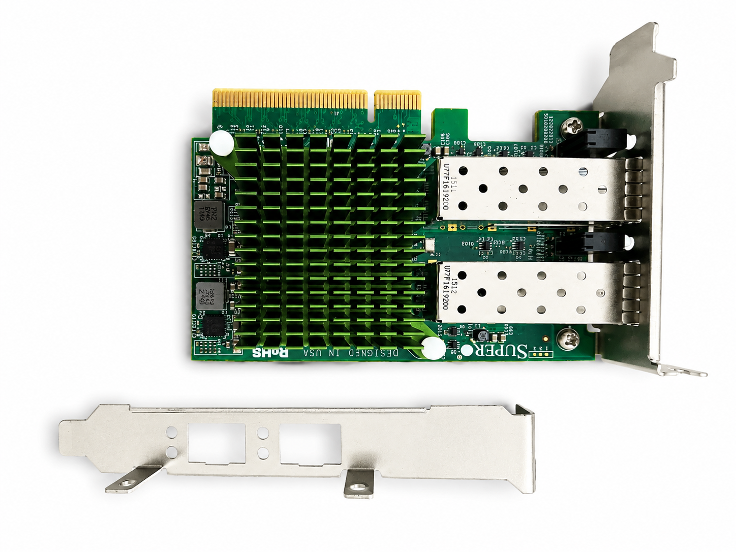 Supermicro AOC-STGN-i2S Rev. 2.0 Dual-Port 10GbE SFP+ PCIe Network Adapter thumbnail 3