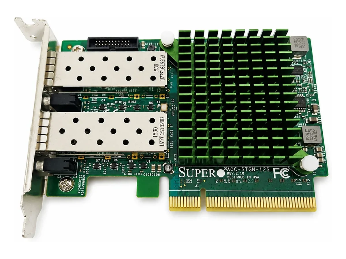Supermicro AOC-STGN-i2S Rev. 2.10 Dual-Port 10GbE SFP+ PCIe Network Adapter thumbnail 4