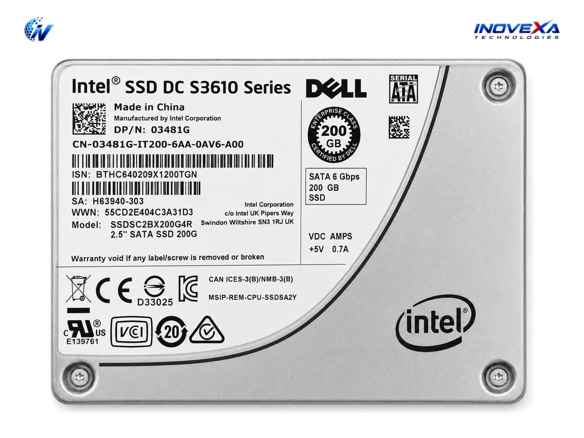 Intel SSD DC S3610 Series 200GB SATA Enterprise SSD