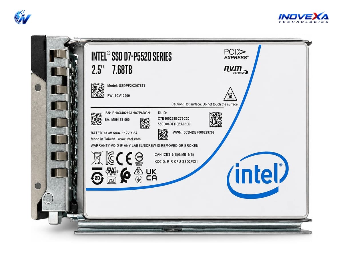 Solidigm D7-P5520 Series 7.68TB NVMe U.2 Enterprise SSD