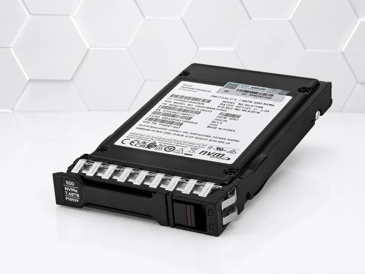 HPE 7.68TB NVMe Gen4 Enterprise SSD