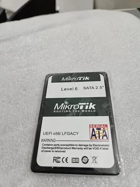 MikroTik RouterOS x86 Level 6 Licensed SATA SSD