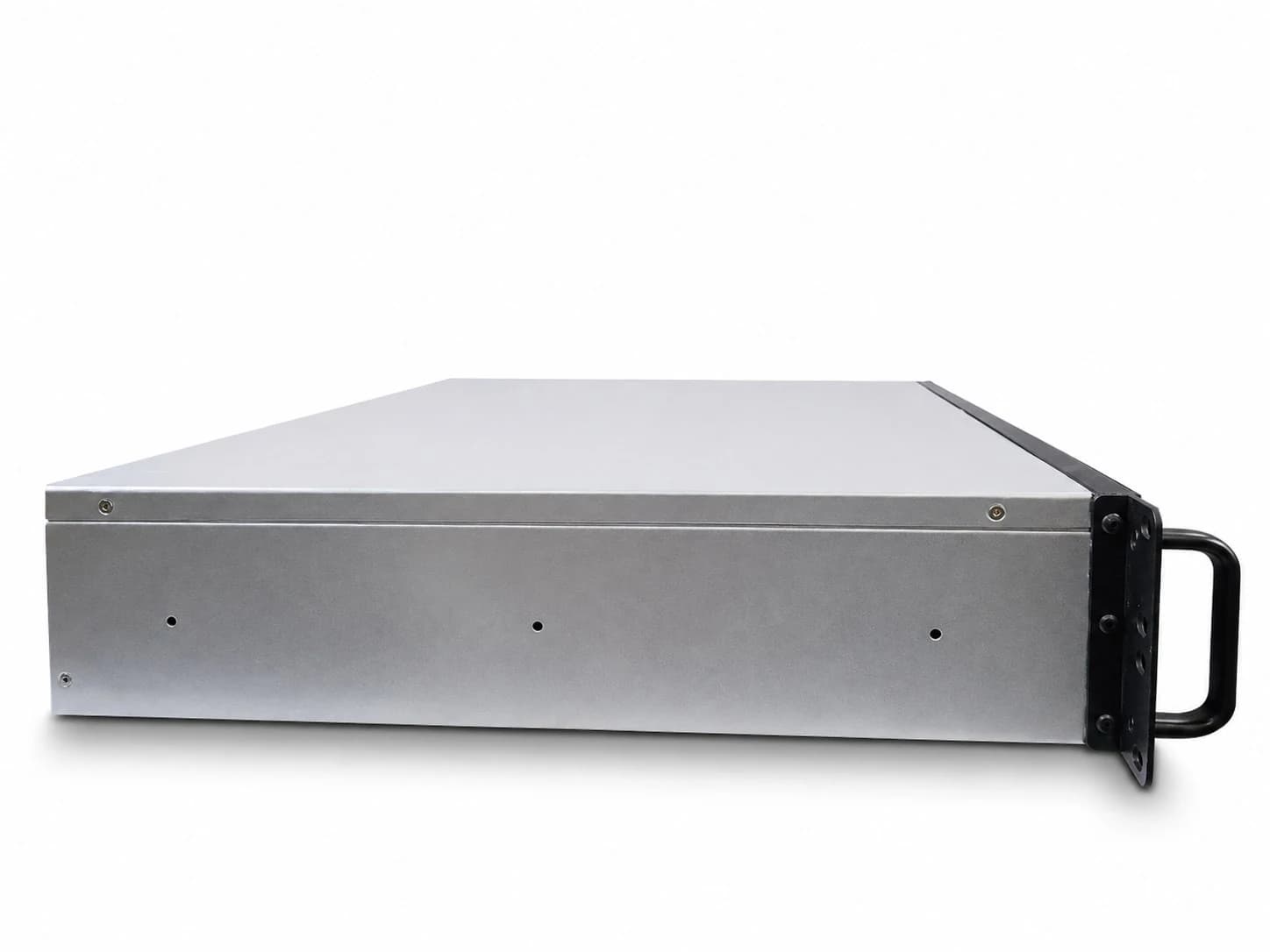 Inovexa 2U Heavy-Duty Silver Black PC Mikrotik Case